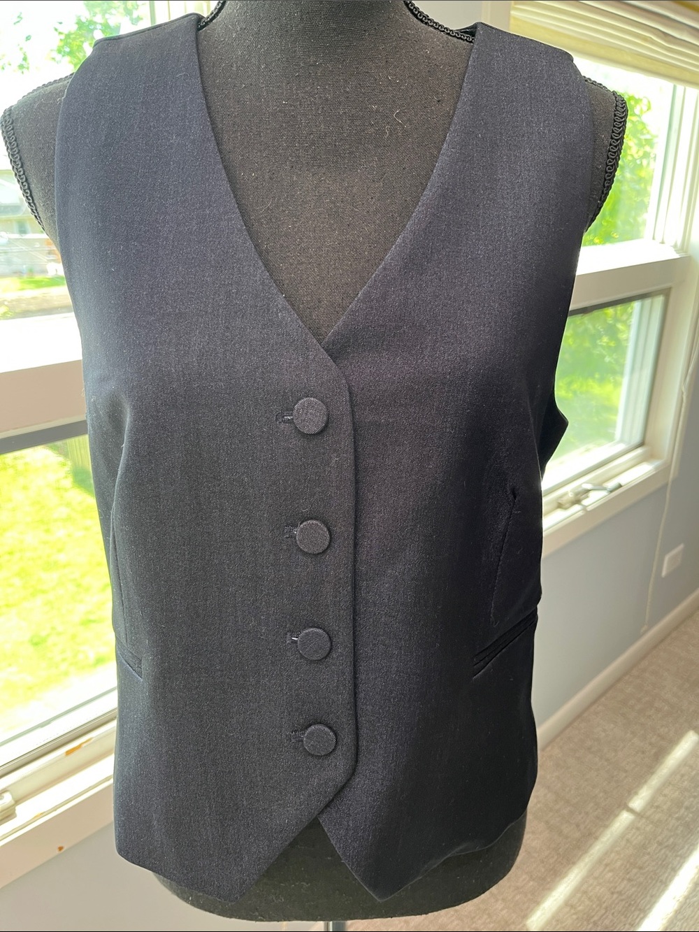 Jones & Co Button Down Vest Sz 8